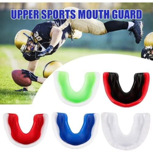 Soft EVA Adult Mouth Guard Silicone Teeth Protector Mouthguard for Boxing Sport Football Basketball Hockey Karate Muay Vague