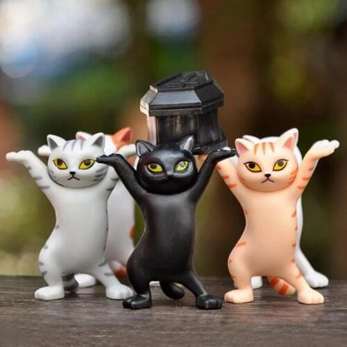 Enchanting Cat Pen Holder Black Cat Carrying Coffin Bracket Cute Decoration Hand-made Home Decore Easter Decoration New