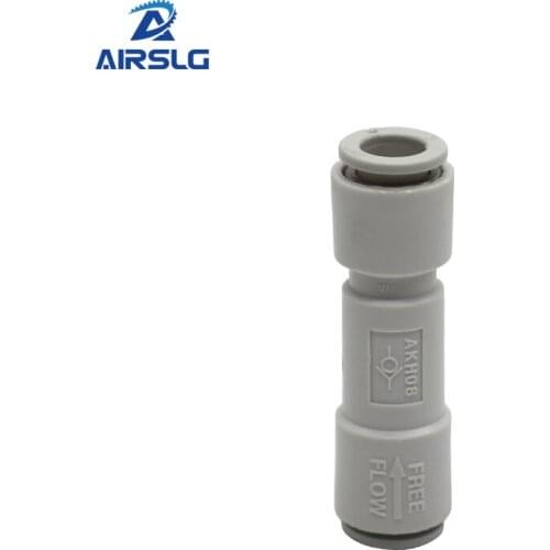 One way check valve AKH04 AKH06 AKH08 AKH10 AKH12 00 SMC type Bushing Single phase vent Push-in connector valve
