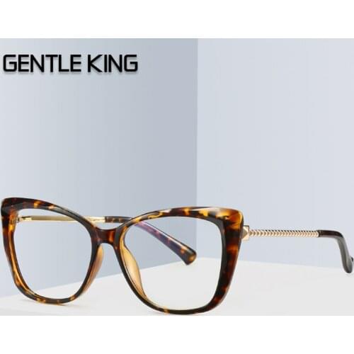 GENTLE KING TR90 Polygon Anti Blue Glasses Frames Ultralight Men Women Optical Fashion Computer Glasses Frame Customized Lens