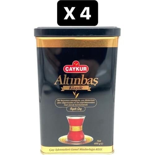 PERFECT WITH GREAT TASTE Çaykur Altınbaş Classic Tin Can Tea 400 gr x 4 Pieces FREE SHİPPİNG