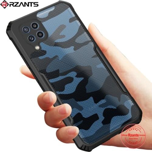 Rzants For Samsung Galaxy M32 Case Hard [Camouflage] Shockproof Slim Camera Protection Cover