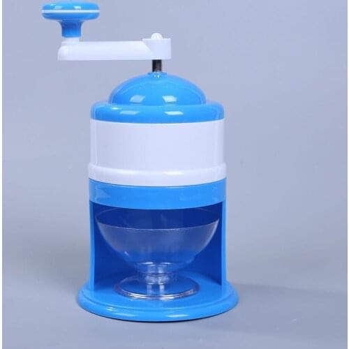 Handle DIY Ice Crusher Manual Multifunction Portable Ice slush Maker home Snow Cone Smoothie Ice Block Making Machine Ice Shaver