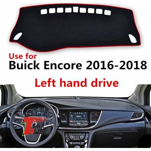 Taijs Left Hand Drive High Polyester Material Car Dashboard Cover Dashmat for Buick Encore 2016 2017 2018 2019 New Model