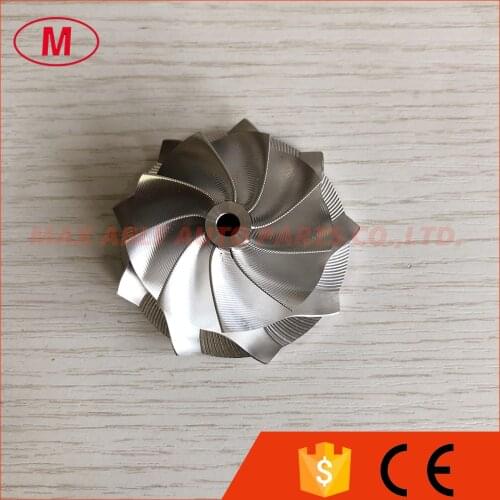 TD04HL 19T 46.02/58.00mm 9+0 blades 49189-X high performance point milling turbo milling/aluminum 2618/billet compressor wheel