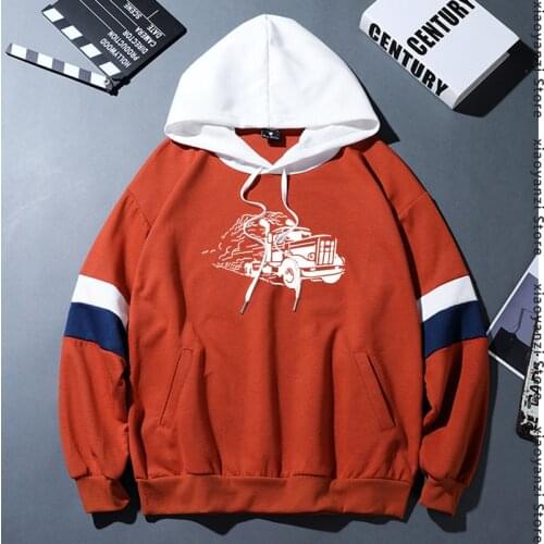 Truck Print hoodies New Fashion Men Women sweatshirts Transformers Truck Print Hip Hop sportswear pullovers