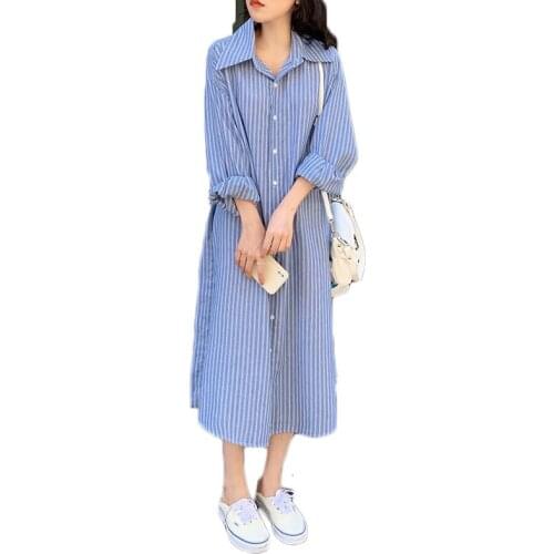 WSYORE Fashionable Shirt Dresses