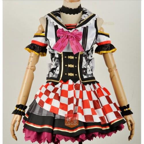 Free shipping Anime LoveLive!Sunshine!! COSPLAY Ohara Mari COS Halloween Party COS PLAY Lovely sweet Costumes Sets
