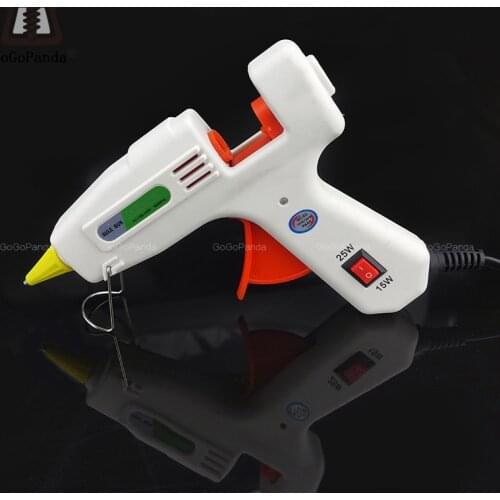 Free Shipping Electric Heat Hot Melt Glue Gun Crafts Repair Tool Professional DIY with Glun Gun Sticks 100240V AT-3 15W/25W