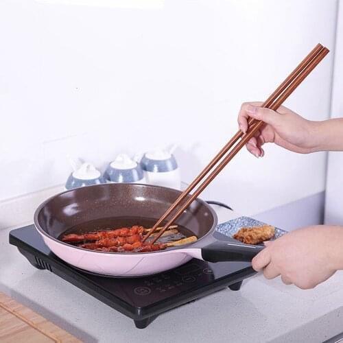 25cm/32cm/42cm Length wooden Deep-Fry Kitchen Tools Lengthen Hot Pot Cooking Noodle long size Chopsticks Food Sticks 1 pair