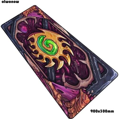 Hearth stone mats 900x300x3mm anime gaming mouse pad big keyboard mousepad desk notebook gamer accessories padmouse mat