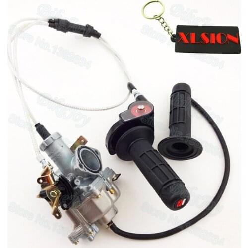 30mm PZ30 Carburetor Throttle Hand Grips Cable For Honda TRX200 ATC 200 200s XR200 XL200 Dirt Bike Motocross