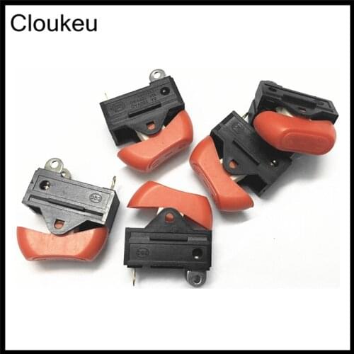 Rocker Switch Red RK2-33 3Pin 3File Seesaw switch Power switch 5Pcs