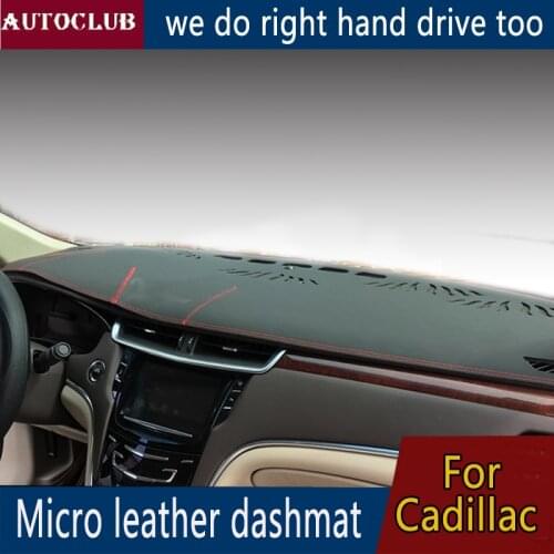 For Cadillac ATS CT6 CTS XTS XT5 SLS SRX Leather Dashmat Dashboard Cover Pad Dash Mat Sunshade carpet 2013 2014 2015 2017 2018