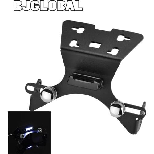 License Plate Holder Bracket For KAWASAKI NINJA 250 300 2013-2017 Motorcycle Accessories Tail Tidy Fender Eliminators LED Lights