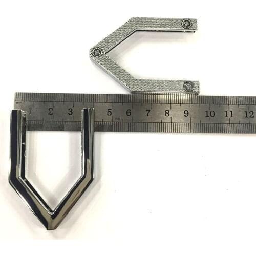 Handbag tassel cap clasp square buckle screw connector bag hanger