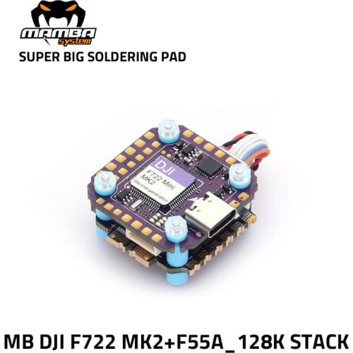 MAMBA DJI F722 MK2 50A 6S 32bit Flight Controller Stack with F7 MK2 FC and 50A BL32 ESC 30.5mm/M3