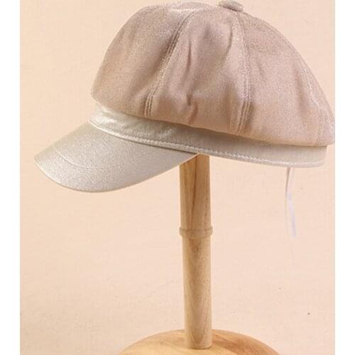 Mingjiebihuo New arrival shining hat Korean women girls fashion temperamental outdoor holiday solid cute solid visors