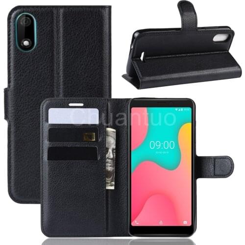 Fashion Wallet PU Leather Case Cover For Wiko Y60 Flip Protective Phone Back Shell With Card Holders