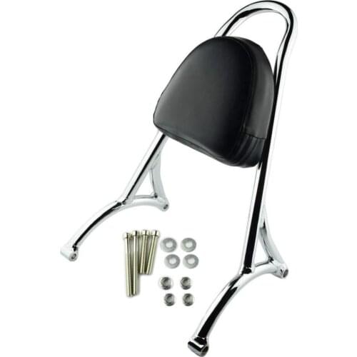 Motorcycle Burly Short Passenger Sissy Bar Backrest w/Pad Custom for Harley Sportster XL 883 1200 2004-2016 2015 2014 2013