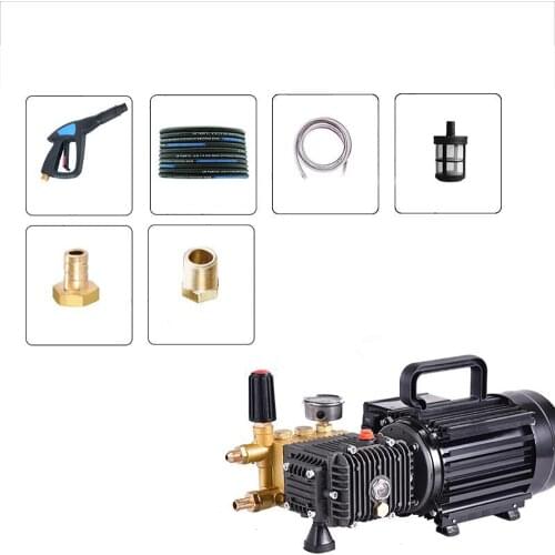 220V Electric Car Washer 10Mpa Ultra High Pressure Automobile Cleaning Machine Portable Copper Plunger Pump 2800RPM 13L/MIN