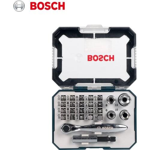 Bosch 26-piece screwdriver set electric screwdriver electric screwdriver screwdriver bit ratchet wrench screwdriver