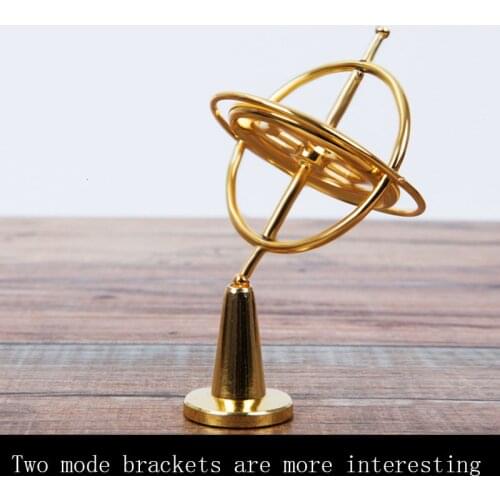 Scientific Educational Metal Finger Gyroscope Pressure Relieve Classic Traditional Learning Toy For Kids