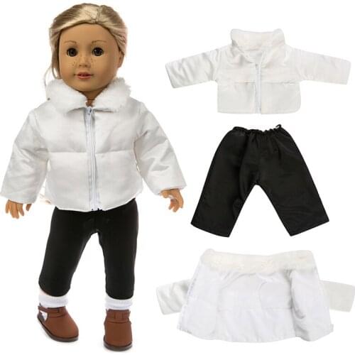 D&B Baby New Born 18 inch Doll Clothes 40cm-43cm Boy Girls Down Garment Doll Accessories Best Birthday Festival Gift