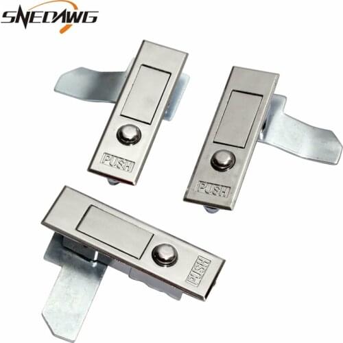 MS503 Flat Cabinet Lock Zinc Alloy Plane Mailbox Steel Cabinet Lock 90x27mm Industrial Distribution Box Plane Lock