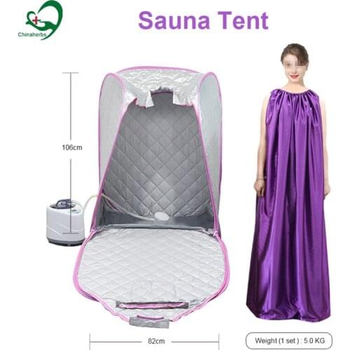 1 Set Portable Steam Sauna Room Therapy Pain Relief Steam Sauna Box Tent Steamer Home Sauna Generator Steam Box Fold Sauna Cabin