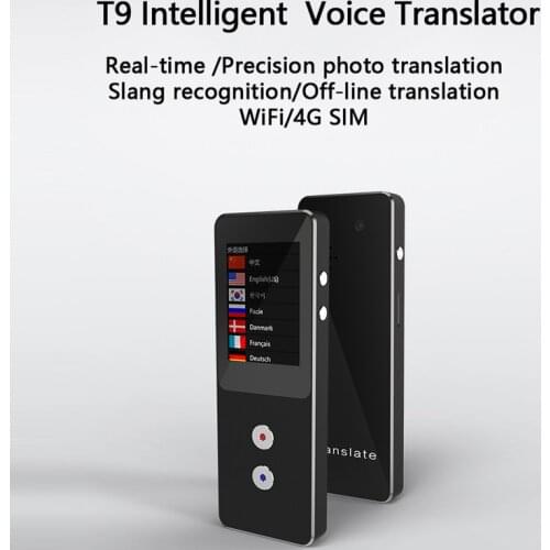 Portable AI Smart Voice Translator Traductor De Idiomas En Tiempo Real 45 Language Instant Translator Photo Offline Translation