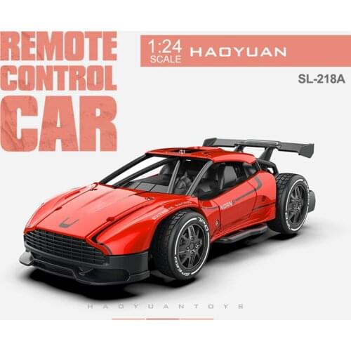 2.4G 4CH 1/24 Alloy RC Cars Radio Control High Speed Chargable Racing Car Drift Driving Toys For Kids Gift 214A 216A 218A
