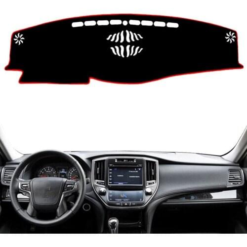 For Toyota Crown Royal S210 2015 2016 Dashmat Dashboard Cover Mat Pad Dash Sun Visor Instrument Protector Carpet Car Accessories