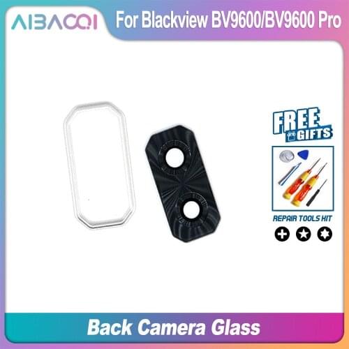 AiBaoQi New Original Rear Camera Glass lens For Blackview BV9600 Pro Back Camera Decoration Frame Replacement Accessories Parts