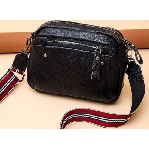 100% cowhide Shoulder Bag Fashion Ladies Crossbody Bags Female Bolsas 2021 High Quality Women Handbag Luxury Messenger Bag Soft