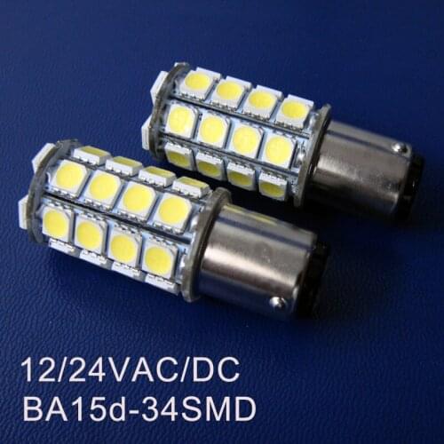 High quality 12/24VAC/DC 6W BA15d led Warning lights,BA15d 1142 Yacht Boat ship led bulbs 1142 led lamp free shipping 2pcs/lot