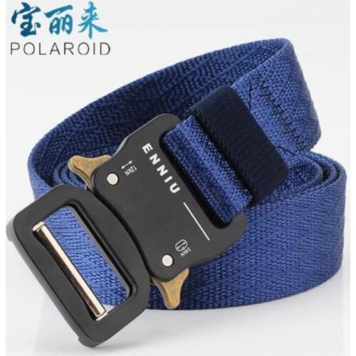 Tactical Belt ENNIU Nylon Outdoor Sports Belt 3.2cm Military Adjustable Belt with Metal Buckle Hunting Accessories