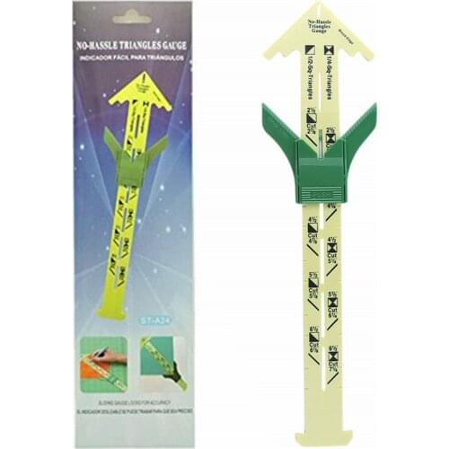 High quality 5-IN-1 SLIDING GAUGE WITH NANCY ZIEMAN Measuring Sewing Tool 7YJ127