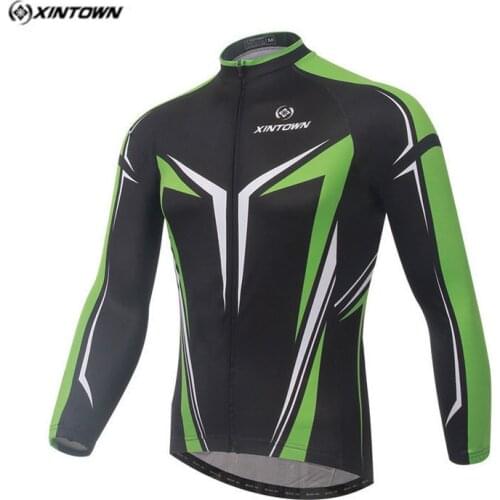 Xintown 2018 Mens Long Sleeve Pro Racing Cycling Jersey mtb Bicycle Cycling Clothing Ropa Ciclismo Bike Jersey Sportswear