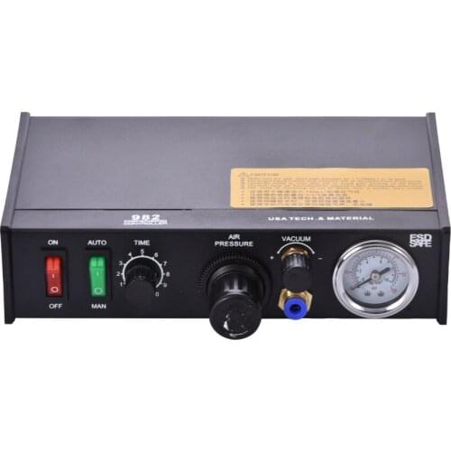 1pcs DS-982 DS982 Semi-Auto Glue Dispenser PCB Solder Paste Liquid Controller Dropper Fluid dispenser 110v/220v