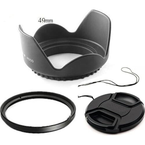 82mm Flower Lens Hood +UV Filter +Lens Cap lens protetor for tenglong 16-35 for canon EF 24-70mm f/2.8L 16-35mm f/2.8L II