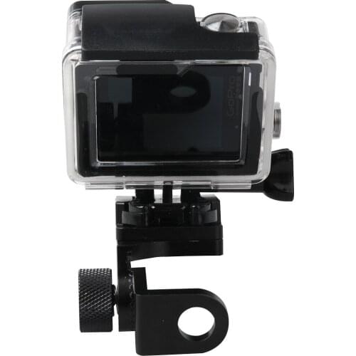 CNC Aluminum Motorcycle Rearview Mirror Mount Bracket Holder for GoPro Hero 5 4 3 3+ Xiaomi yi 4k SJ4000 Camera Accessories