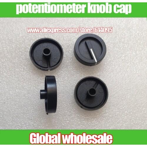 1pcs Flower Shaft Potentiometer Knob Cap / Knurling Shaft Power Amplifier Volume Switch Knob / Word Hole 6mm Cap