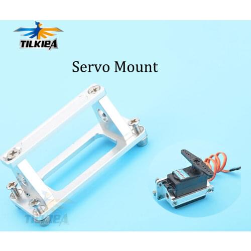 CNC Machined Aluminum Alloy Servo Holder S3003 S0150 Servo Mount For RC Airplane Boat Car Servo