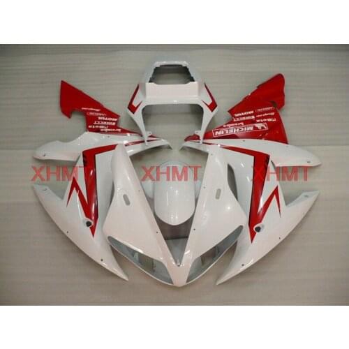 For YZF R1 2002 - 2003 Motorcycle Fairing for YAMAHA YZFR1 2003 Fairings YZF R1 03 White Red Fairing