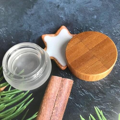 5g 10g 15g 30g 50g 100g Concealer Cream Jars With Bamboo Lid Makeup Skin Care Cream Cosmetic Jars Packaging Bottles