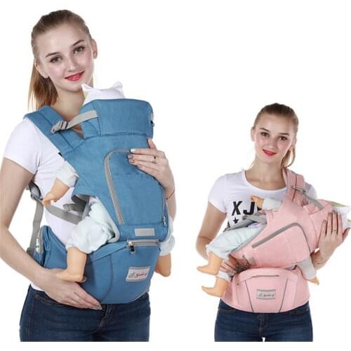 Baby Hipseat Ergonomic Baby Carrier Soft Cotton 3 in 1 Safety Infant Newborn Hip Seat Sling Front Facing Kangaroo Baby Wrap