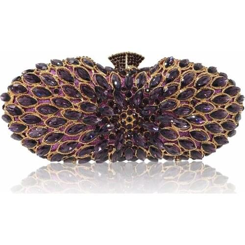 New Rhinestone Clutch Purses Ladies HandBags Women Clutch Bags Banquet Purse Boutique Wedding Diamond Bag Bridal Wedding Party