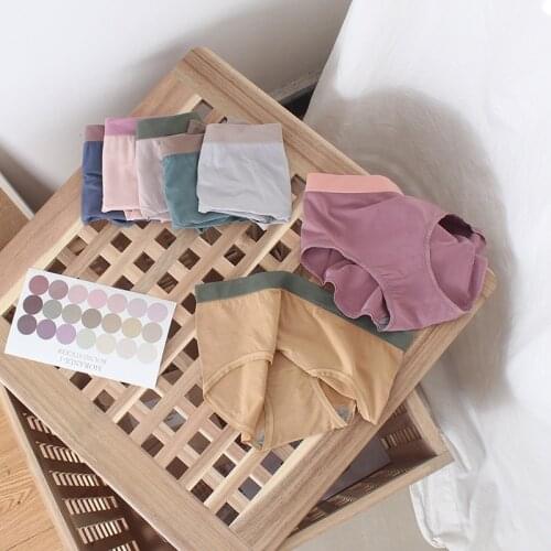 Solid Color Womens Underwear Seamless Cotton Pure Silk Ruffle Panties Corset Lace Sexy Lingerie Briefs Thong Ouverte Tanga