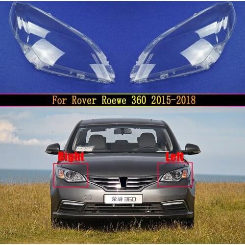 Car Front Headlight Cover Transparent Lampshade Shell For Rover Roewe 360 2015 2016 2017 2018 Auto Glass Lens Lamp Light Case